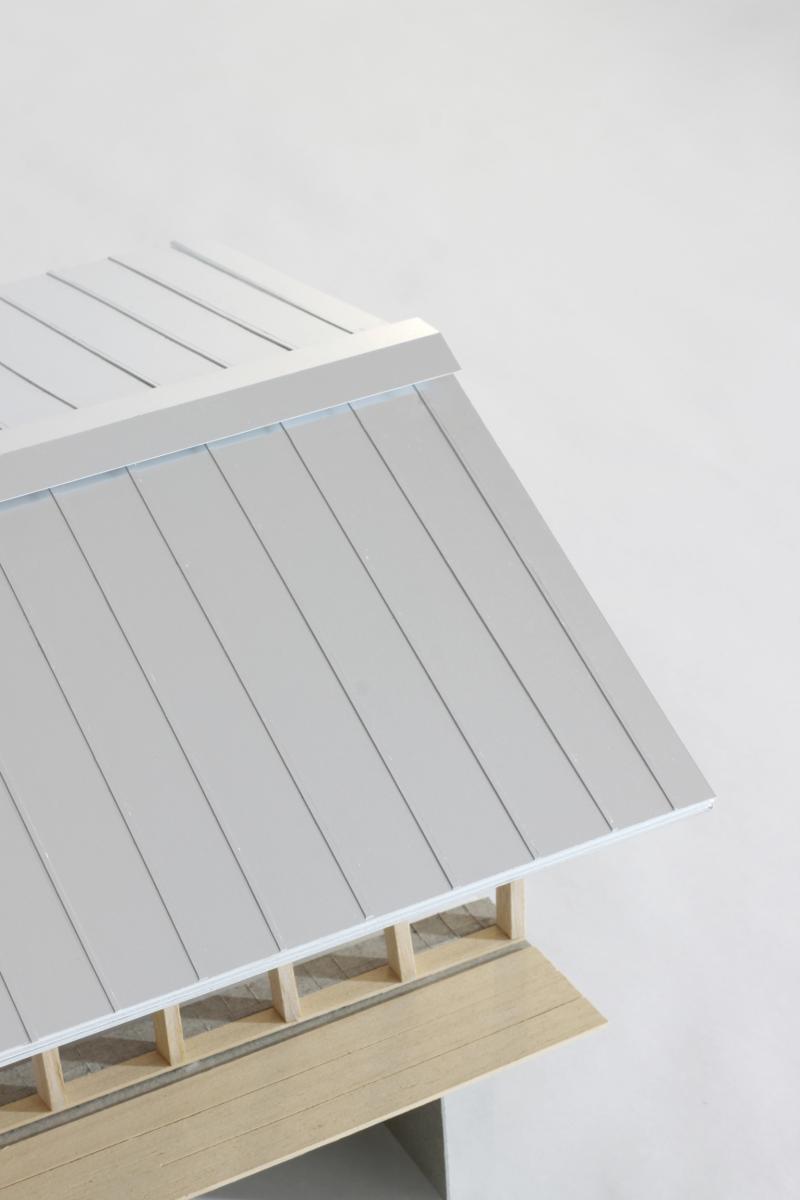 Model for a poolhouse