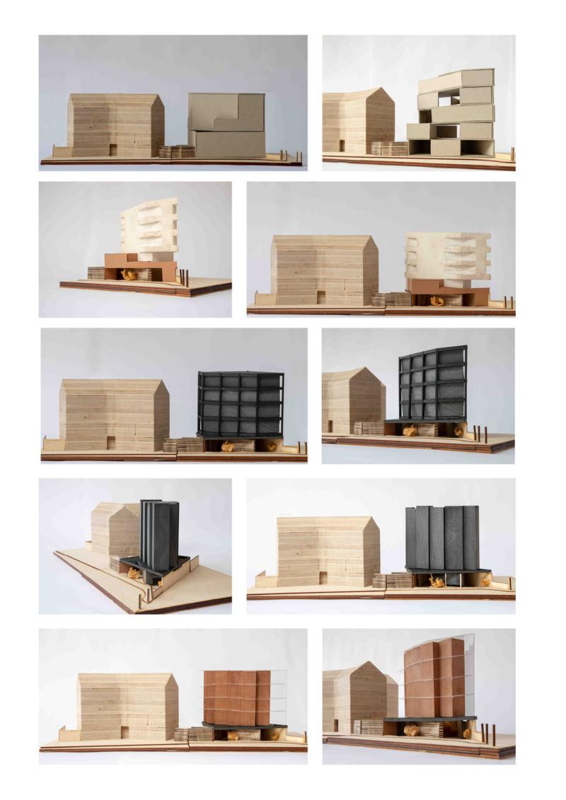 Infill housing Facade studies