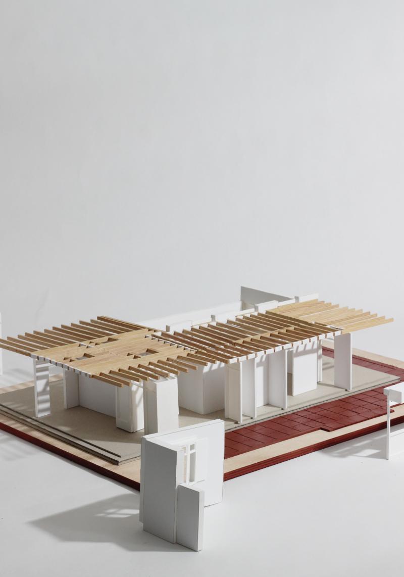 Hackney Wick Bungalow site model