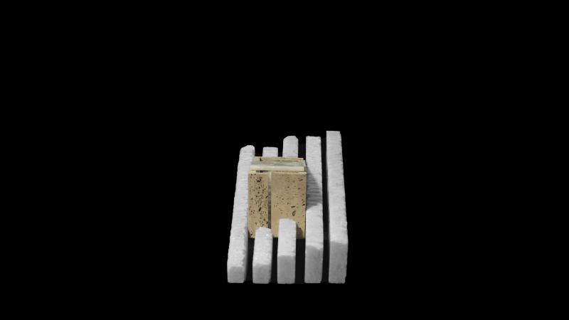 Engraved Chapel - 1:50 - Marble model