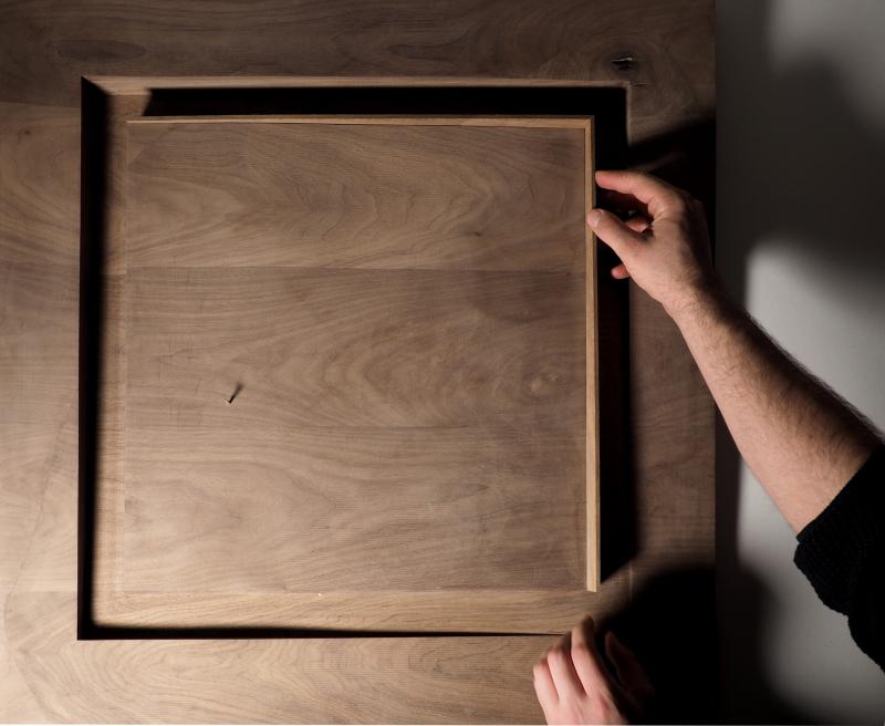 Frame Of Absence 1:100 - Hardwood model