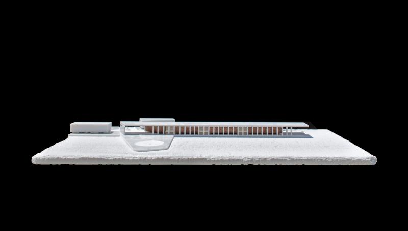 Linear Agora - 1:500 - Marble model