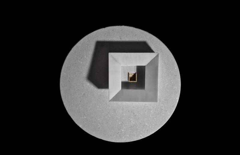 Casa Nemoris - 1:100 - Marble model