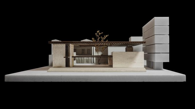 Atrium Academia - 1:100 - Marble model