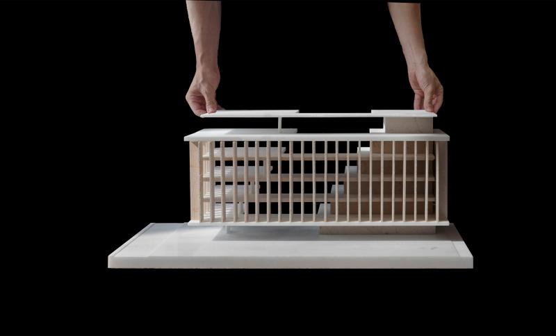 Ascending Agora -  1:500 - Marble model