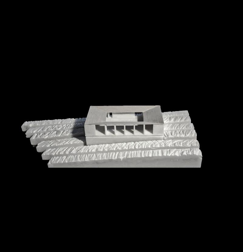 Casa Conventus - 1:100 - Marble model