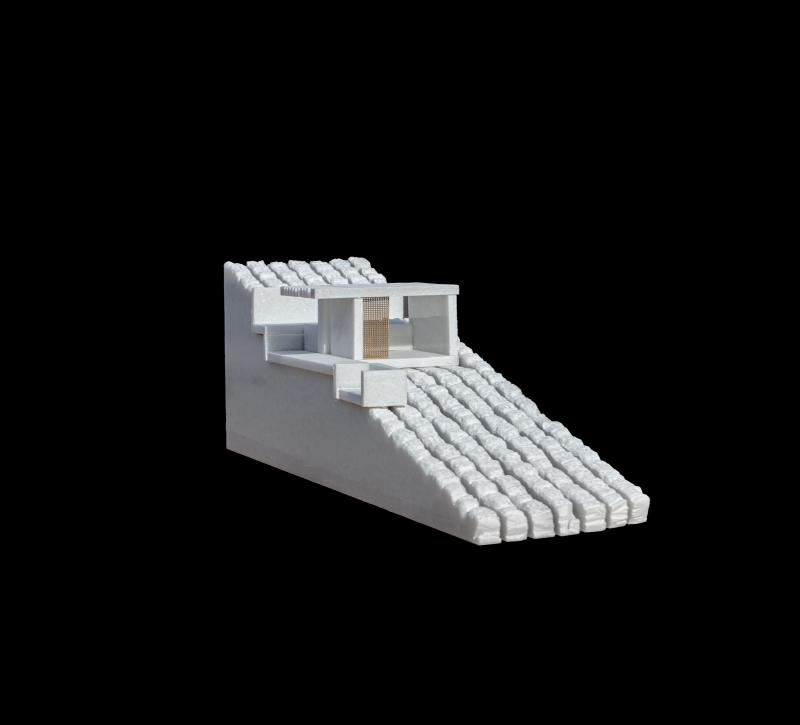 Mani Residences - 1:100 - Marble model