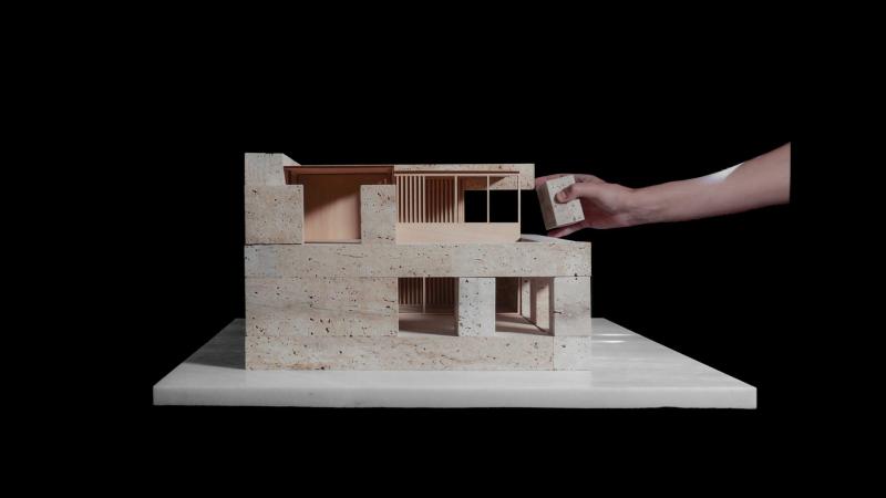 The Inhabited Monoliths - 1:33 - Marble model