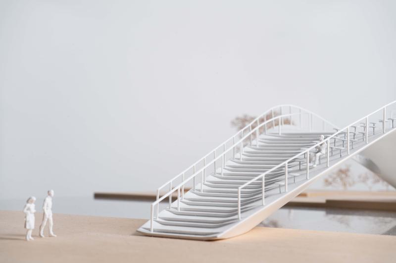 Footbridge over Foša, Trogir Croatia