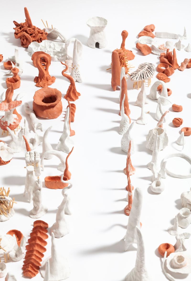 'Mud City', clay models