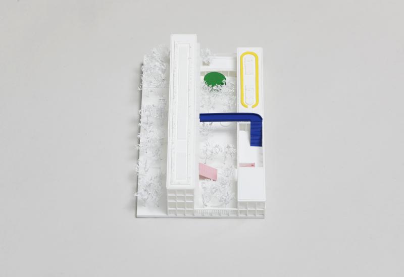 School complex in Strasbourg - 1/500
25x12x6 cm

©XDGA