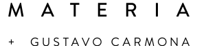 Materia + Gustavo Carmona Logo